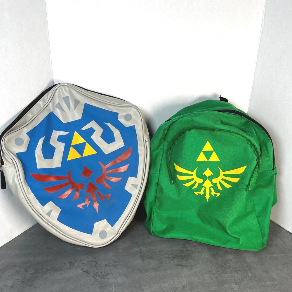 Nintendo Legend of Zelda Skyward Sword Backpack with Detachable Hylian Shield